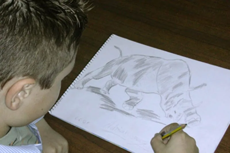 Ejemplo obra realizada por un alumno en academia de arte davinci 13