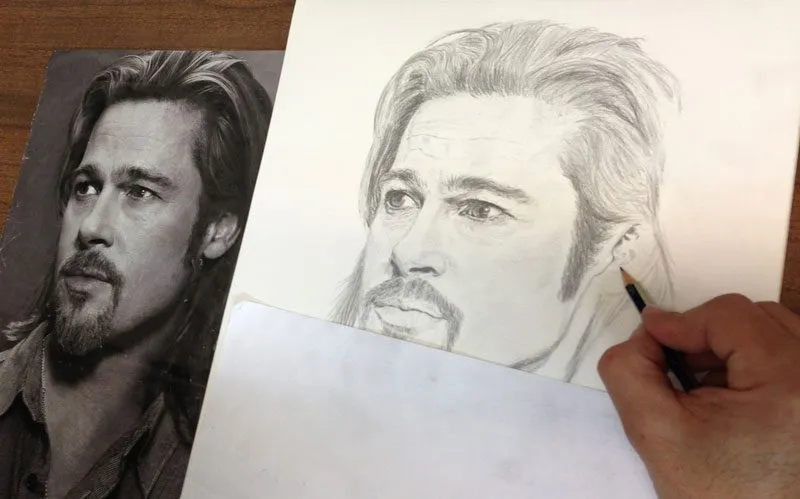 Ejemplo obra realizada por un alumno en academia de arte davinci 2