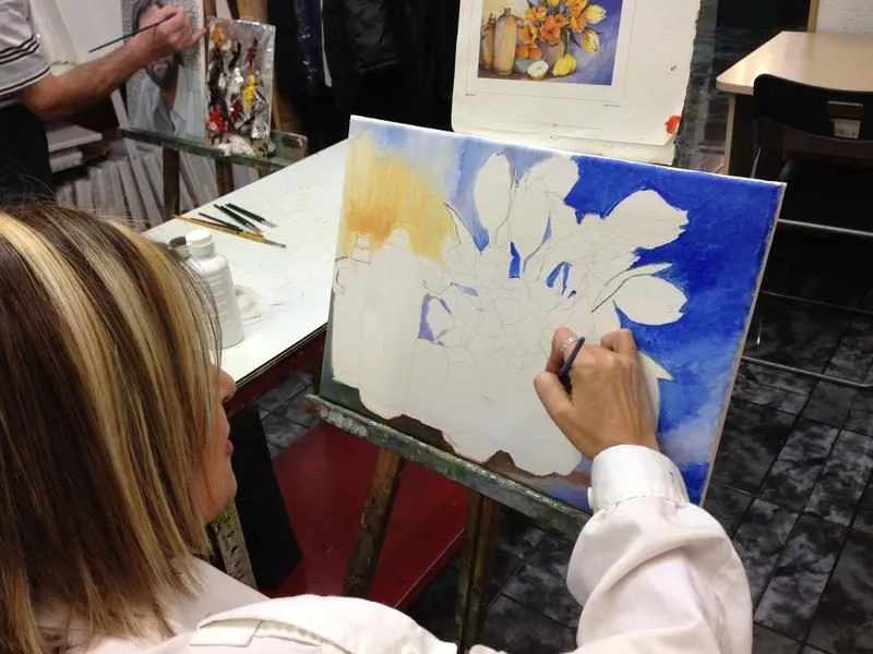 Ejemplo obra realizada por un alumno en academia de arte davinci 9