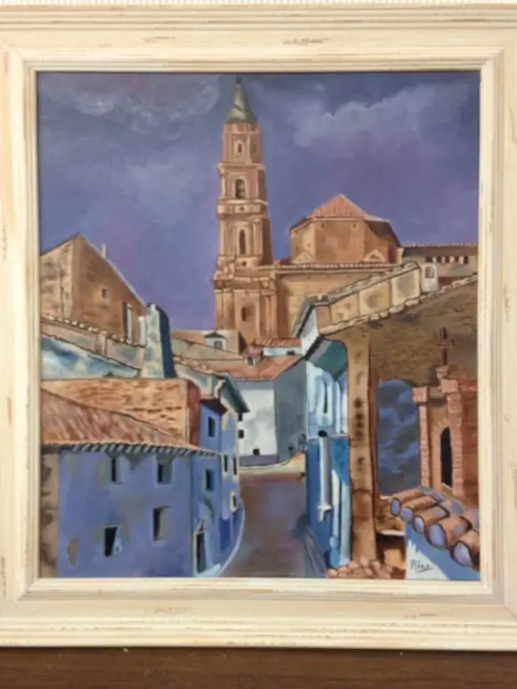 Óleo 1 trabajo alumno academia de arte Da Vinci Zaragoza